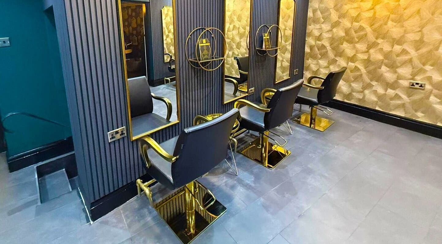 Modern salon chairs at NUYU Hair & Beauty Salon Lichfield, Lichfield, England, GB with chic decor.