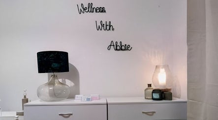 Calming interior at Abbie Bellchambers Hair Salon, Shepshed, England, GB featuring elegant lighting and decor.