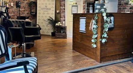 Interior of All Things Beauty, Wakefield, England, GB with elegant decor and comfortable seating.