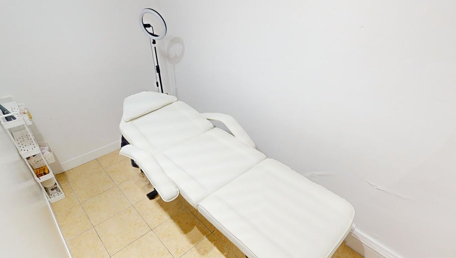Relaxing spa treatment room at Glow By Eve - Skin, Bedworth, England, GB.