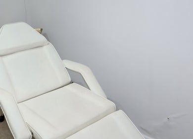 Comfortable treatment chair in Glow By Eve - Skin, Bedworth, England, GB; inviting and serene ambiance.