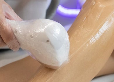 Hair removal procedure at Olga Genc Beauty, Chichester, England, GB.