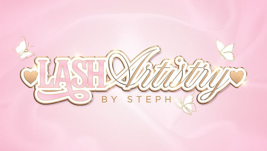 Elegant Lash Artistry by Steph logo with butterflies, Liphook, England, GB.