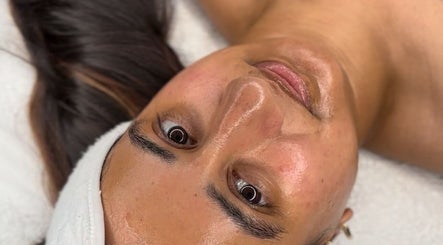 Facial treatment at BY ALH, Essex, England, GB, showcasing a rejuvenated, glowing complexion.