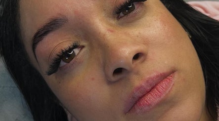 Close-up of woman with perfect makeup at The Beauty Spot_Cpt, Cape Town, Western Cape, ZA.