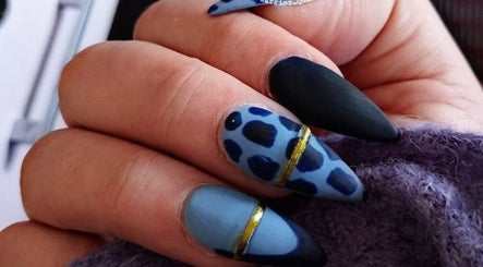 Elegant leopard print nail design at WARRIOR QUEEN NAIL ARTISTRY in Cape Town, Western Cape, ZA.