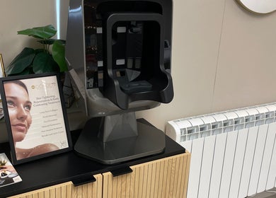 Skin treatment device at The Skin Corner by Amy, Shaftesbury, England, GB, enhancing beauty therapies.