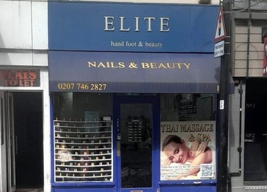 Exterior view of U&I Thai Spa (Inside Elite Nail) in London, England, GB showcasing elegant storefront.