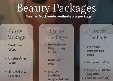 Explore premium beauty packages at Sun & Rosé Beauty Suite in Tunapuna/piarco Regional Corporation, TT.