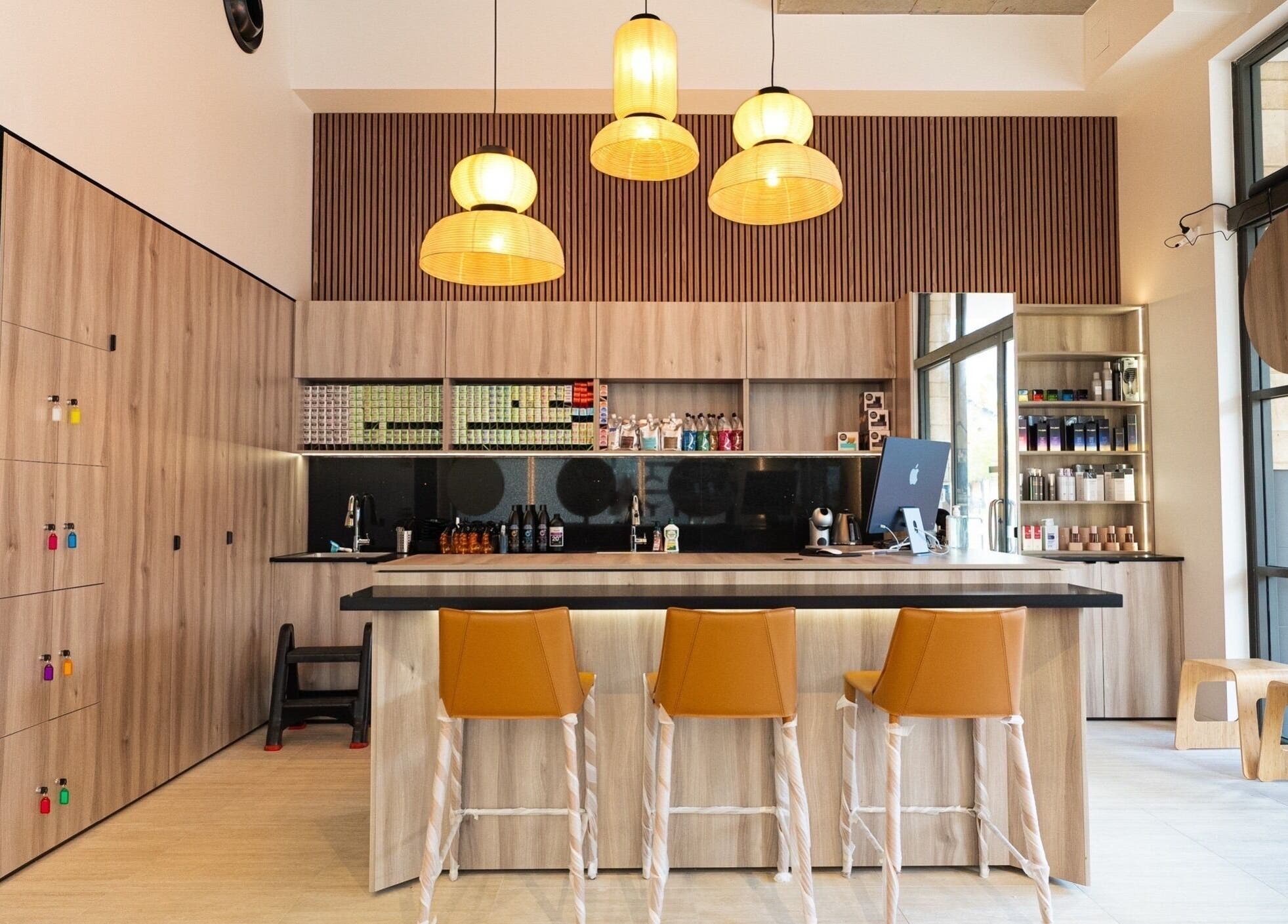 Modern interior of Hair Collection Tokyo Subiaco, Subiaco, Western Australia, AU with stylish seating and decor.