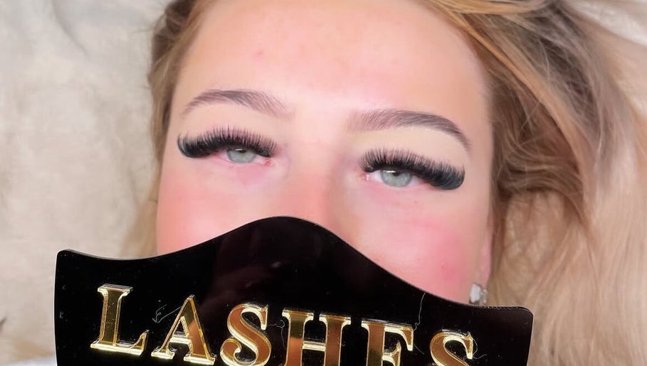 Close-up of eyelash extensions at Beauty.By.A.n.g.i.e, Great Yarmouth, England, GB.