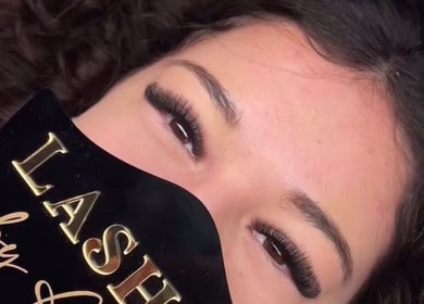 Close-up of eyelash extensions at Beauty.By.A.n.g.i.e, Great Yarmouth, England, GB.