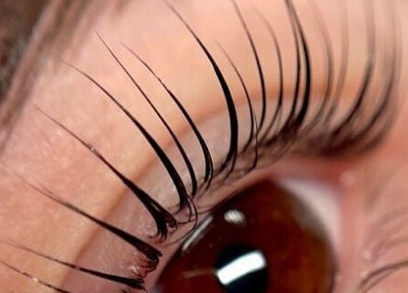 Detailed view of perfectly styled lashes at Browow: Brows & Lips That Stay, Melbourne, Victoria, AU.