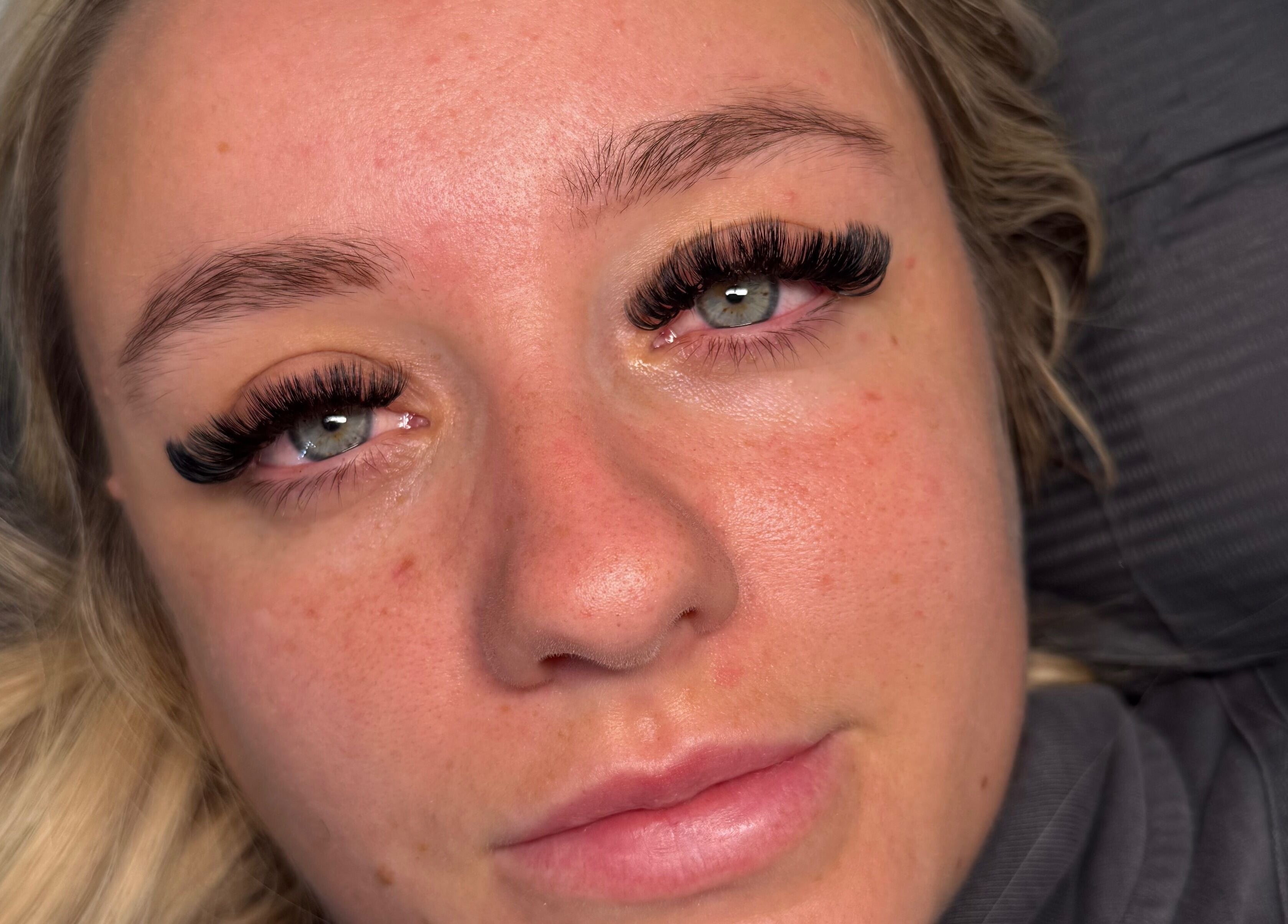 Close-up of lashes from Lashes N Brows By Gee, Sutton-in-Ashfield, England, GB.