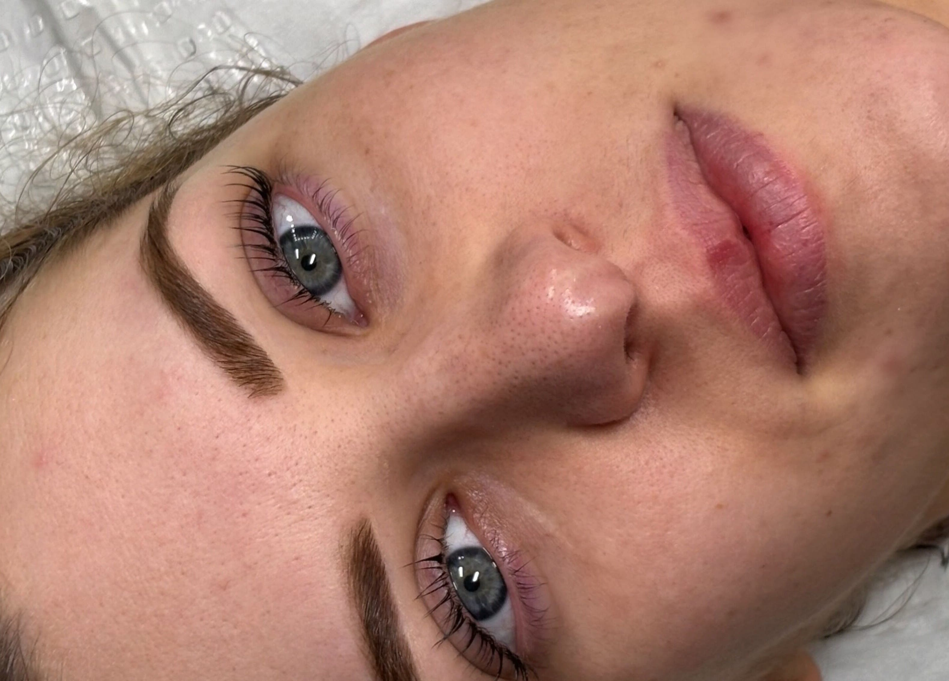 Close-up of beautifully styled eyelashes at Be Glamorous Studio, Kallangur, Queensland, AU.