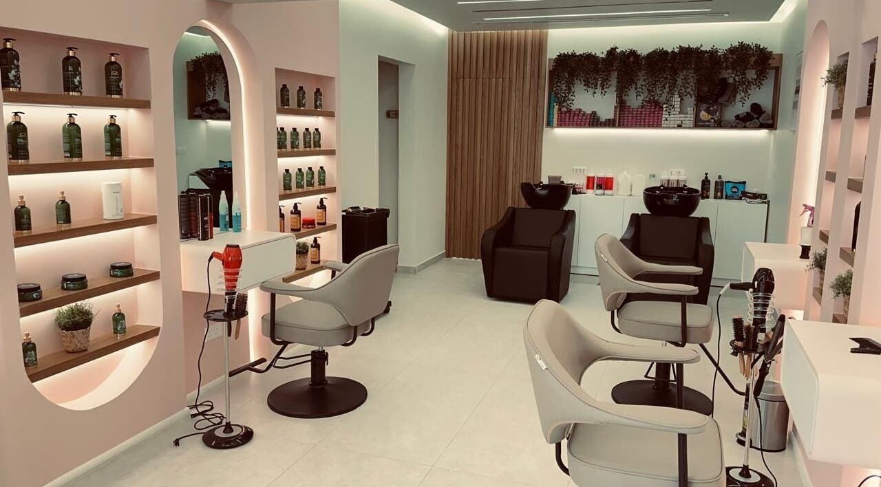 Modern salon at Fab & Fancy I فاب آند فانسي featuring stylish chairs and products, الرياض, منطقة الرياض, SA.