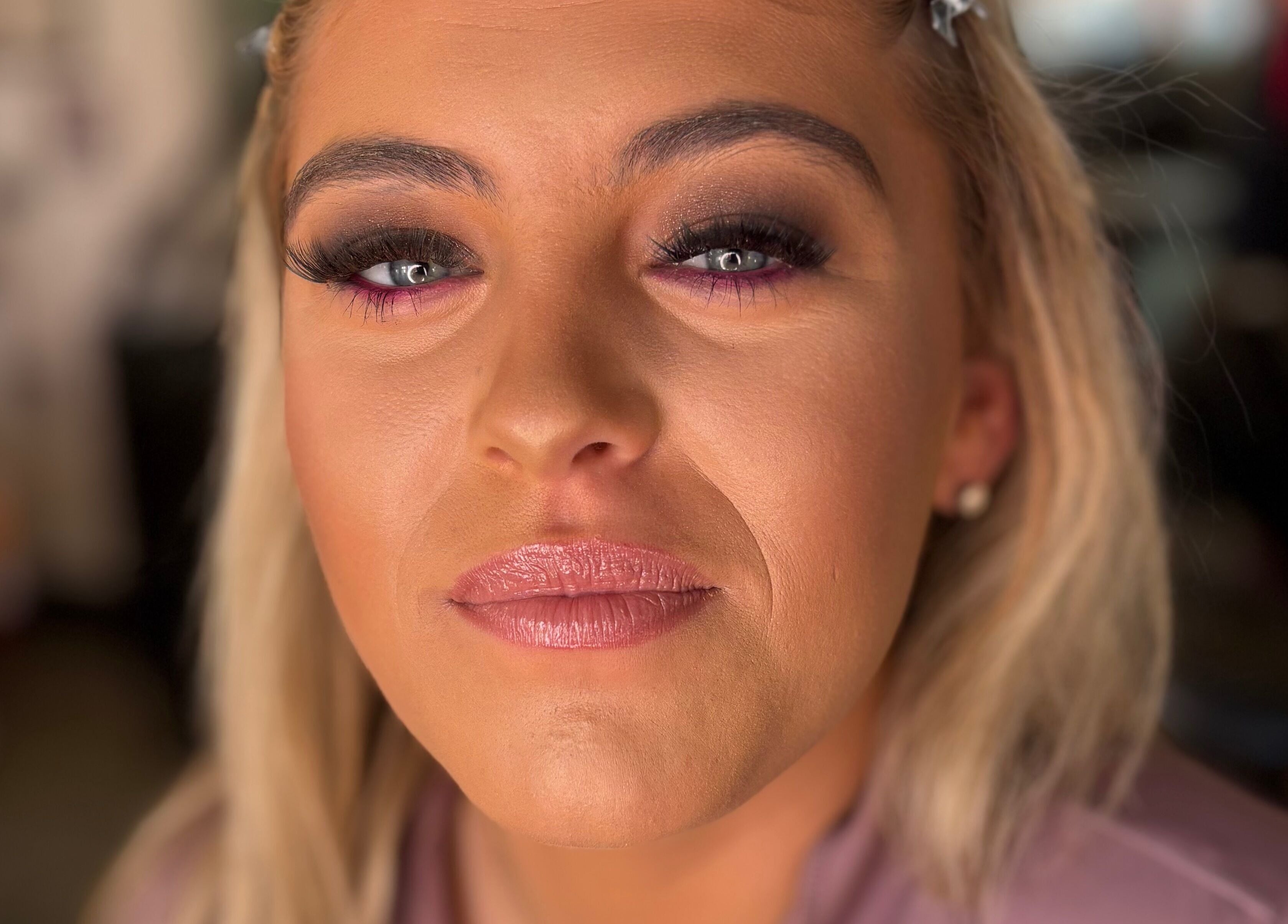 Close-up of a woman's makeup look at Make Up by Ellie Louisex, Litherland, England, GB.