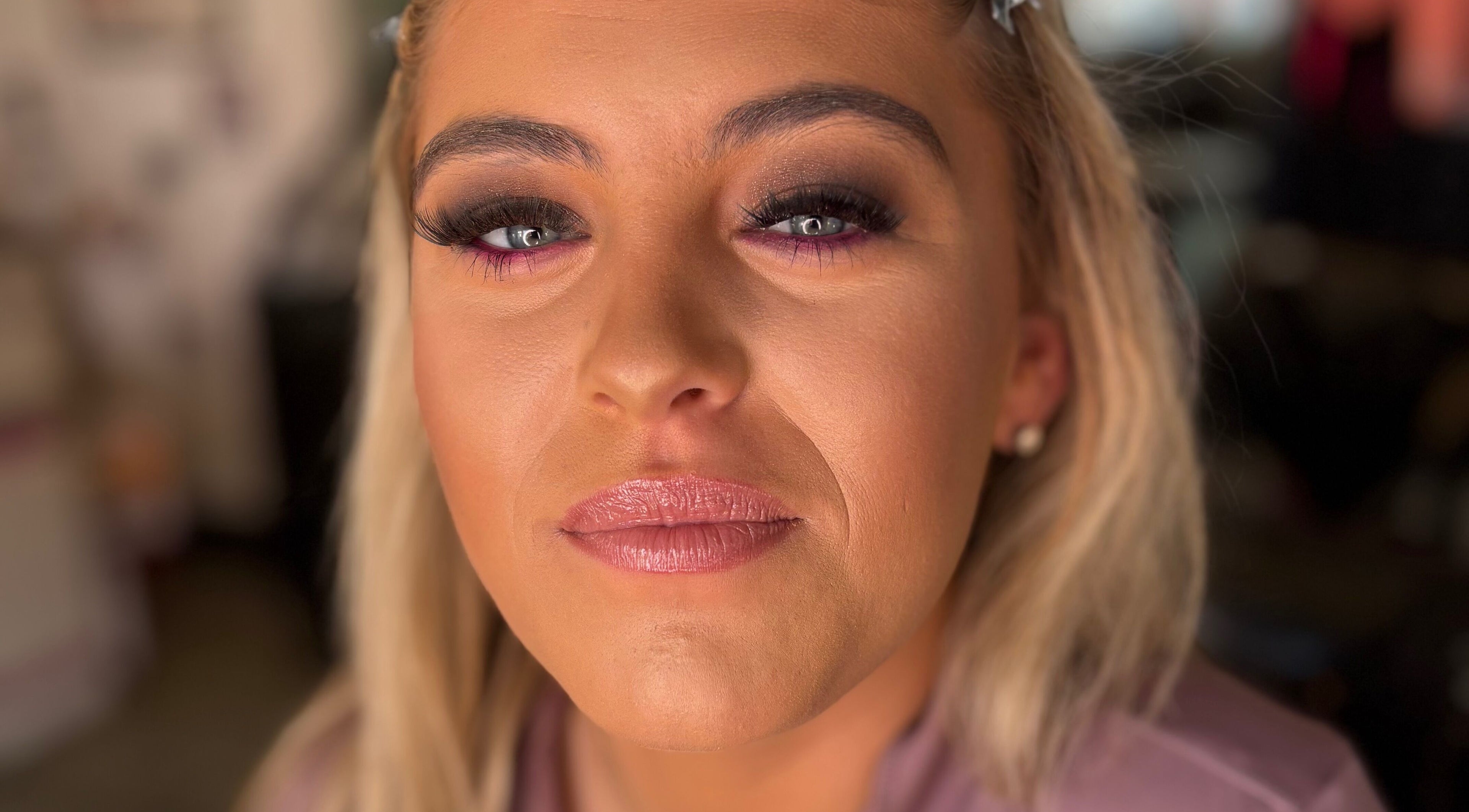 Close-up of a woman's makeup look at Make Up by Ellie Louisex, Litherland, England, GB.