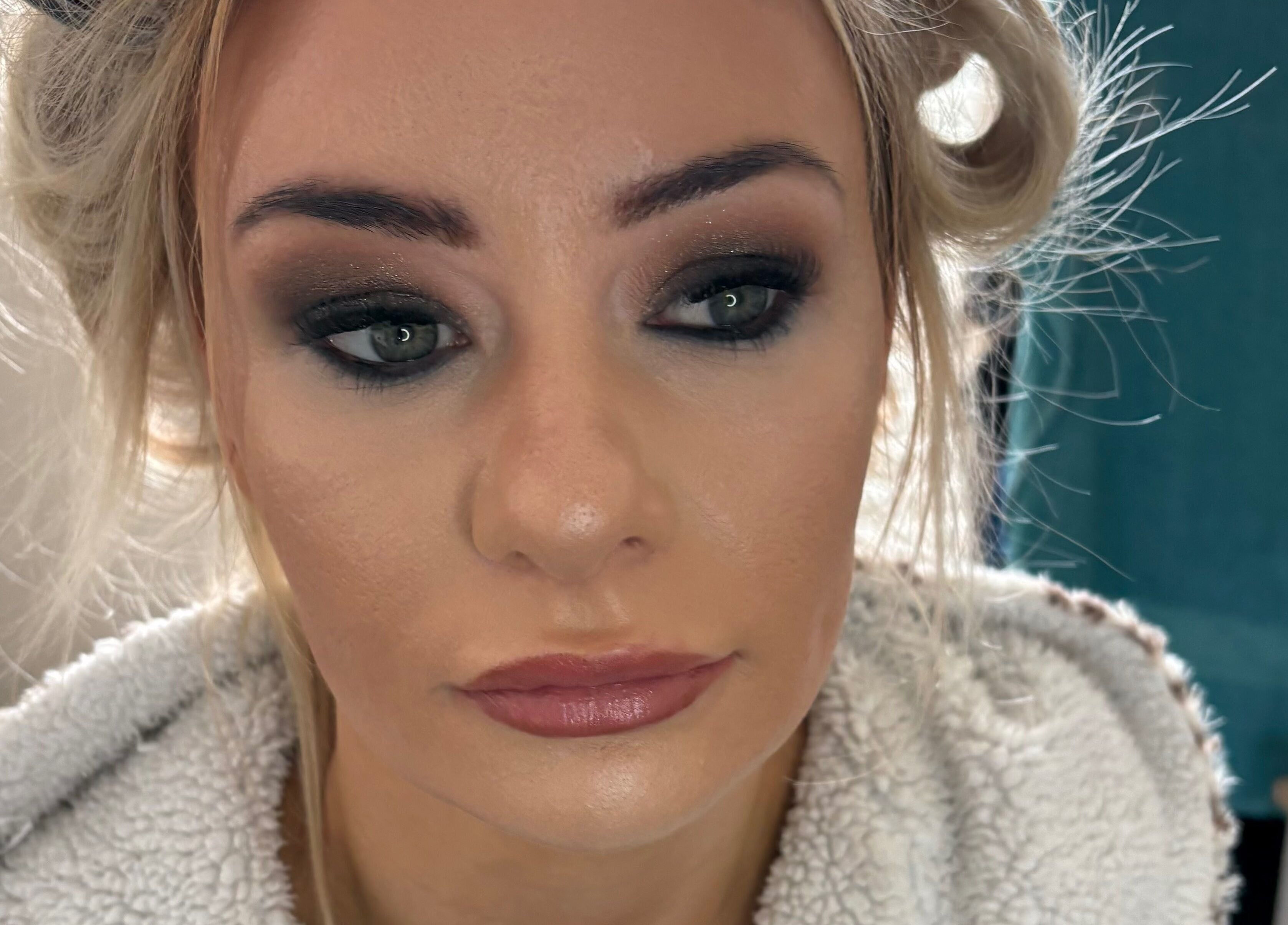 Intense smokey eye makeup at Make Up by Ellie Louisex, Litherland, England, GB.