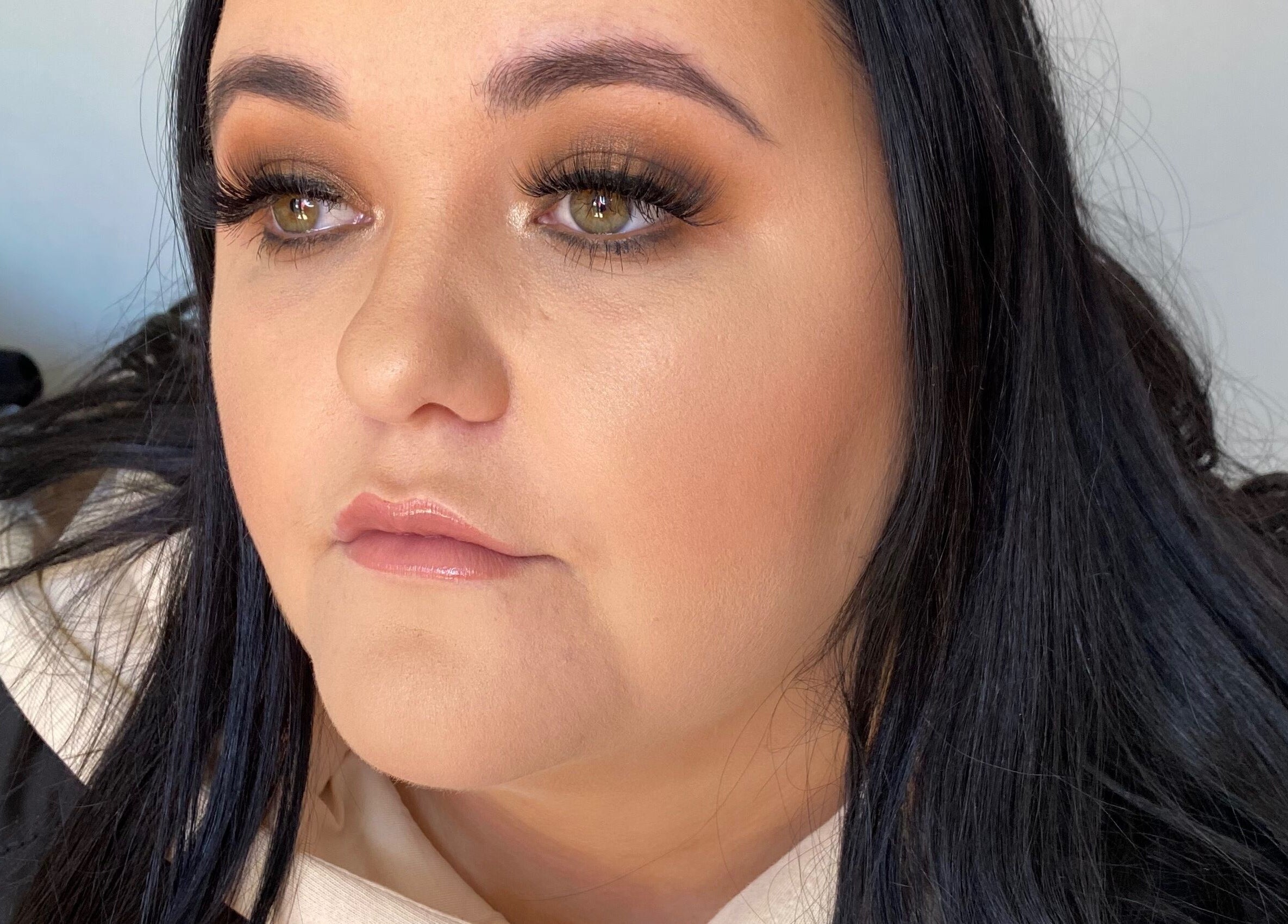 Close-up of elegant makeup by Make Up by Ellie Louisex in Litherland, England, GB, highlighting expert artistry.