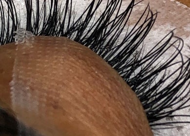 Close-up of lush eyelashes at Shai Beauty Bar, Tunapuna, Tunapuna/Piarco Regional Corporation, TT.