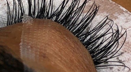 Close-up of lush eyelashes at Shai Beauty Bar, Tunapuna, Tunapuna/Piarco Regional Corporation, TT.