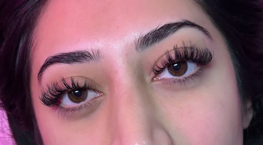 Stunning lash extensions at Yeg Lash Plug, Edmonton, Alberta, CA enhancing natural beauty with elegance.