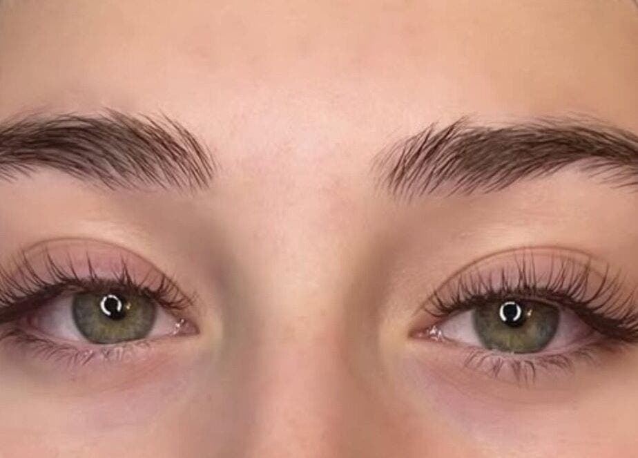 Close-up of elegant lash extensions at Yeg Lash Plug, Edmonton, Alberta, CA showcasing natural beauty.