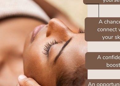 Woman enjoying a serene facial at Mbuya Therapy in Pontypridd, Wales, GB, enhancing wellness and self-care.