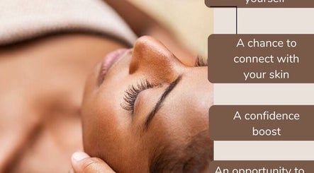 Woman enjoying a serene facial at Mbuya Therapy in Pontypridd, Wales, GB, enhancing wellness and self-care.