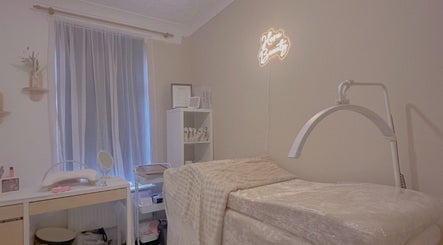 Haru Beauty Lash extensions Home base in Orrell, England, GB showcasing a serene treatment room.