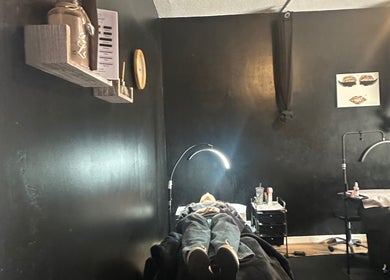 Relaxing treatment space at Haru Beauty (Salon base), Wigan, England, GB, designed for ultimate comfort and care.