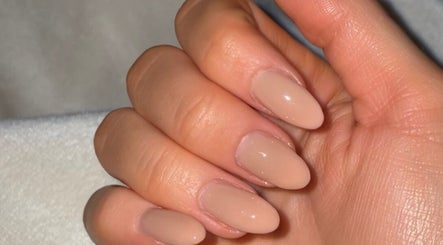 Elegant nude manicure at Katies Beauty Room, Weston-super-mare, England, GB.