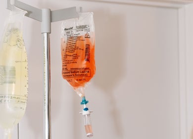 IV therapy bags at Wanderlust Wellspring, Benowa, Queensland, AU for wellness enhancement.