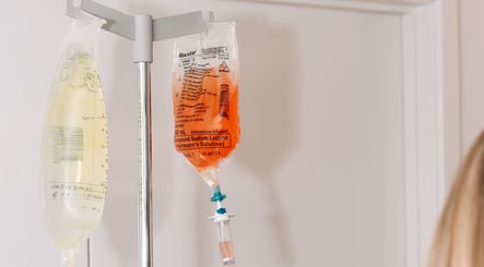 IV therapy bags at Wanderlust Wellspring, Benowa, Queensland, AU for wellness enhancement.