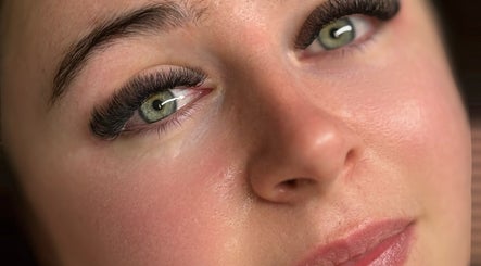 Close-up of lush eyelash extensions at Gyulya Yelaiah Beauty and Academy in Dublin, County Dublin, IE.