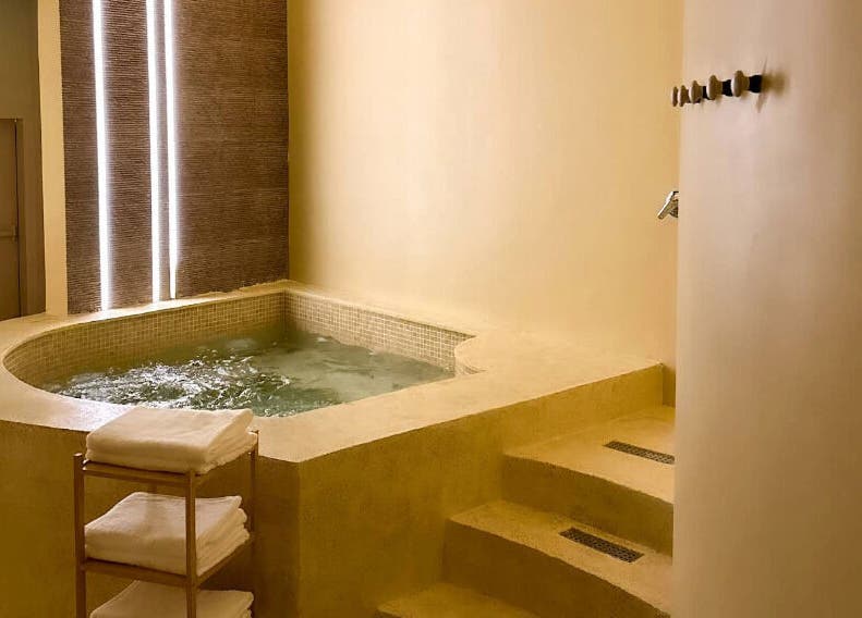 Relaxing spa pool at Via Sand Spa | Men, Riyadh, Riyadh Province, SA. Ideal for unwinding and rejuvenation.