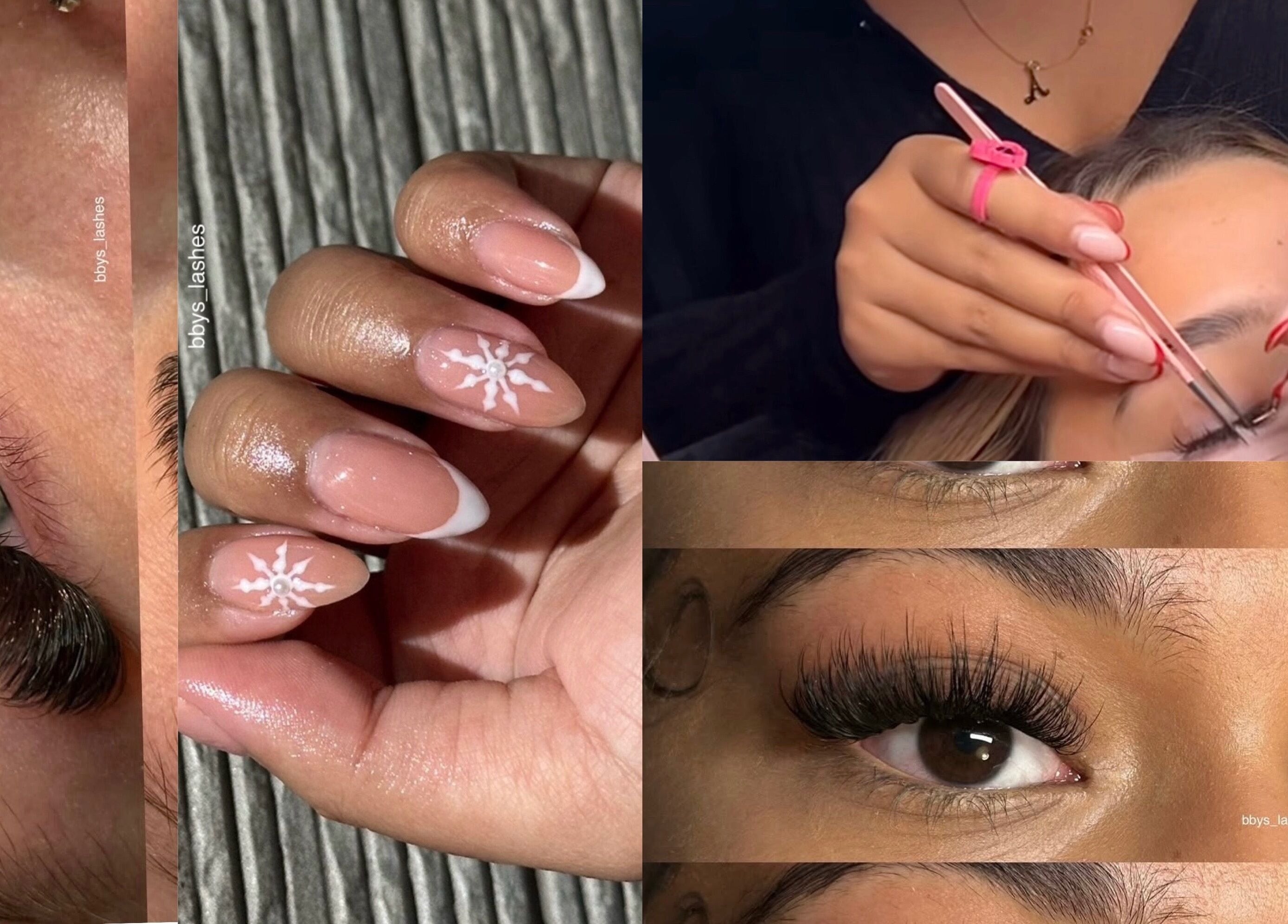 Elegant lashes and nails service at Bbys Lashes & Nails, Sheffield, England, GB.