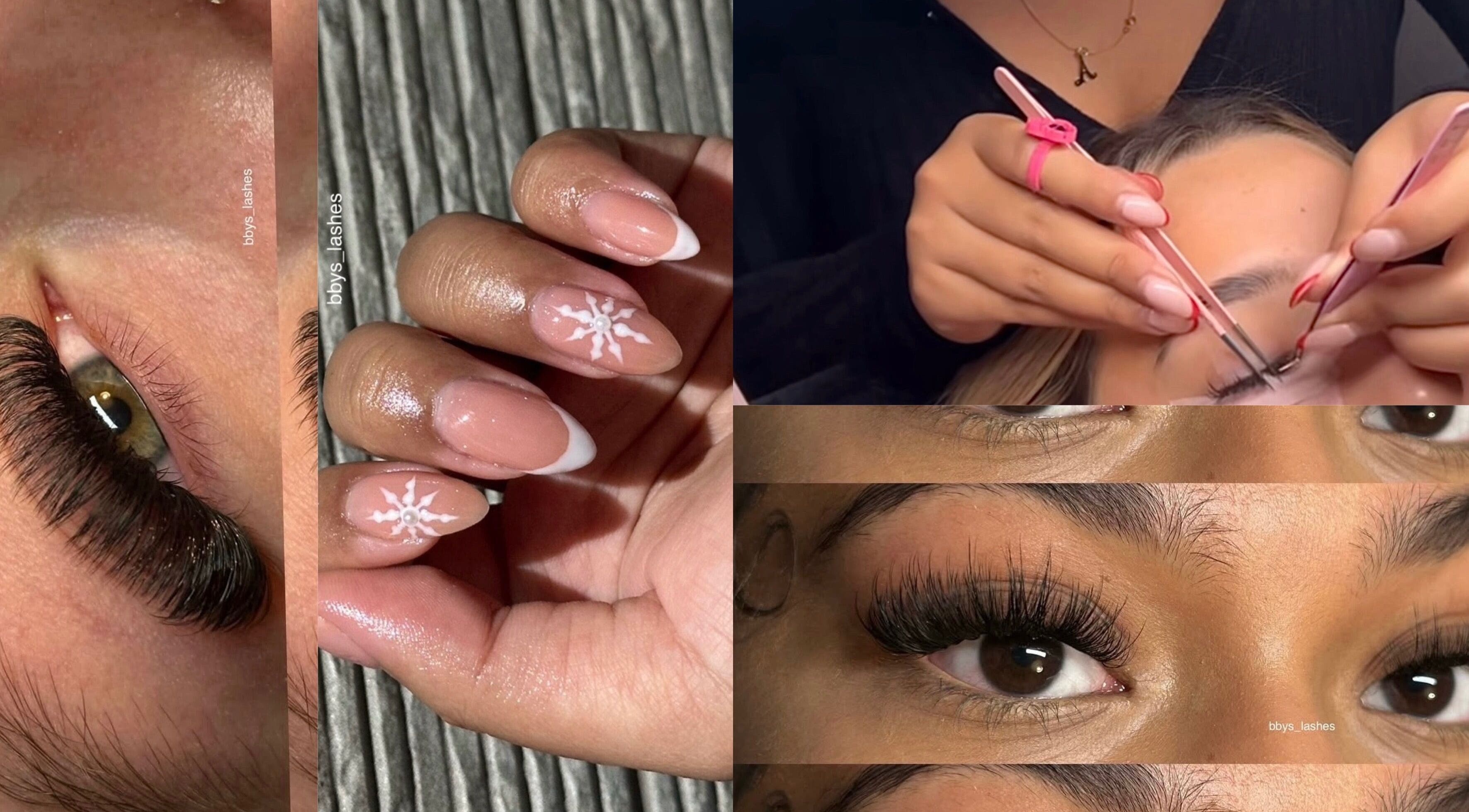 Elegant lashes and nails service at Bbys Lashes & Nails, Sheffield, England, GB.