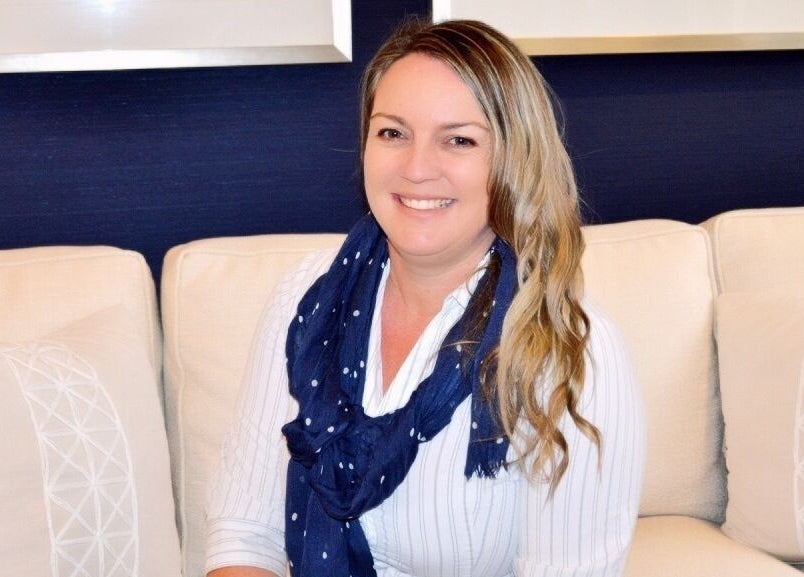 Angela Harvey Neuromuscular Therapist in a cozy setting, Glass House Mountains, Queensland, AU.