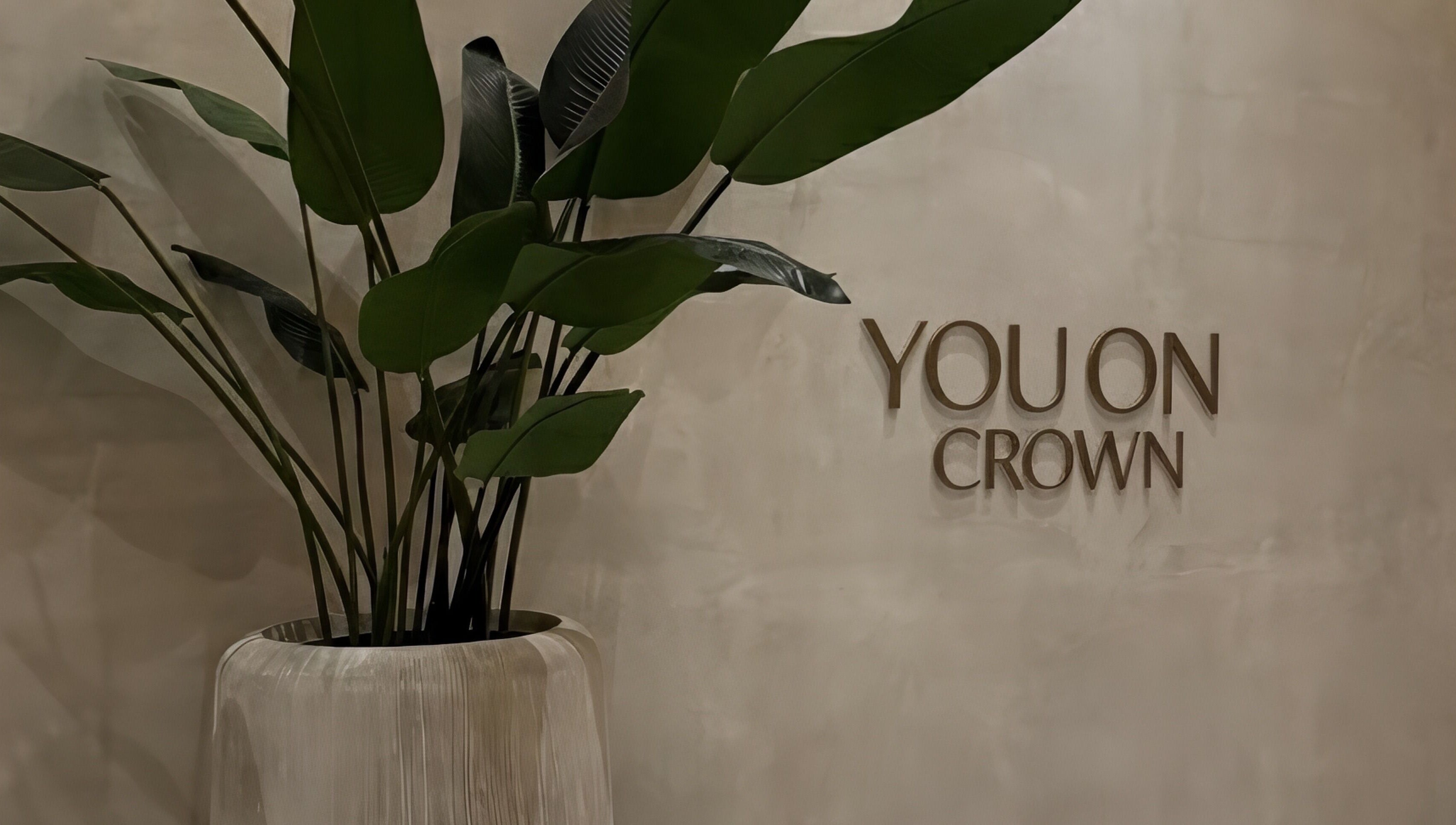 Elegant plant decor at You On Crown entrance, Redfern, New South Wales, AU.