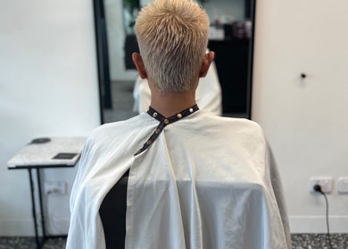 Back view of fresh haircut at Admir the Barber, Melbourne, Victoria, AU showcasing barber skills.