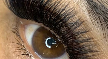 Close-up of lush lashes at Sleeping Beauty by Phoebe, Melbourne, Victoria, AU.