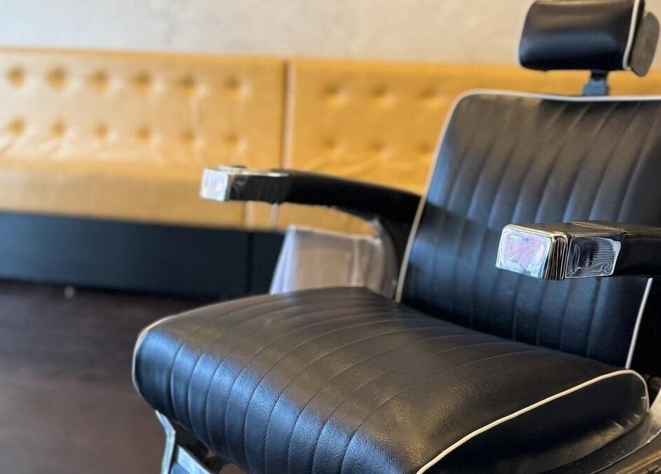 Classic barber chair at Kew - Another Man Barber & Shop, Melbourne, Victoria, AU.