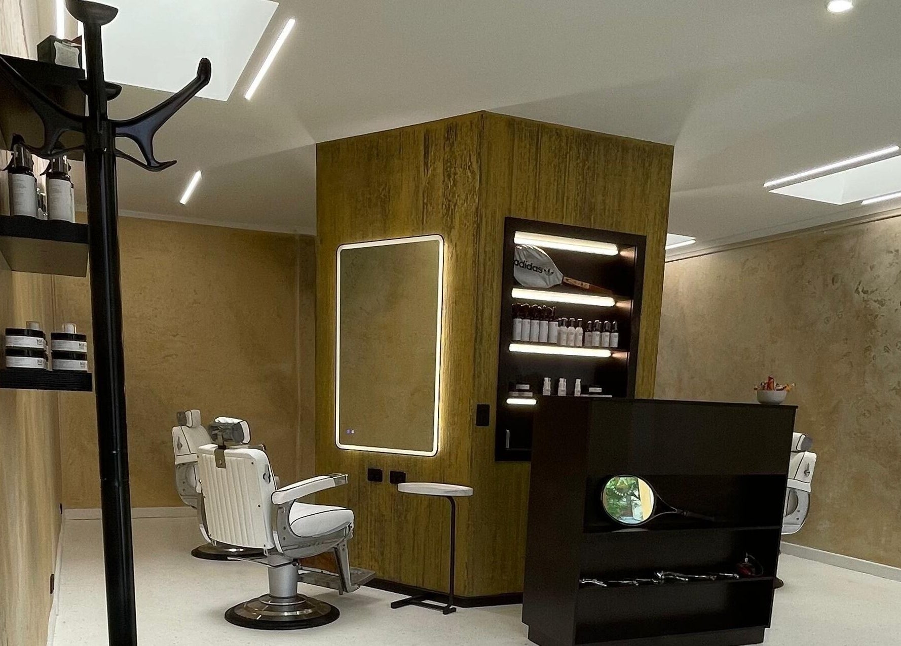 Ripponlea - Another Man Barber & Shop in Melbourne, Victoria, AU with stylish chairs and modern interior design.