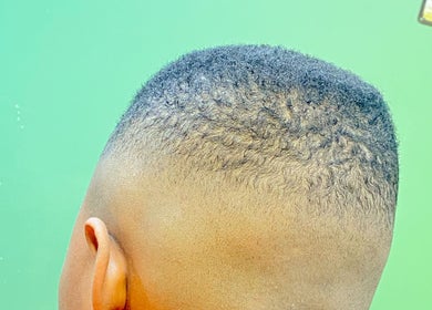 Close-up of a fresh fade haircut at THE CUTZS, Machang, Kelantan, MY. Perfect style for modern trends.