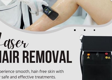 Laser hair removal at Skin clinic by Glamour Beauty in Bray, County Wicklow, IE for smooth, hair-free skin.