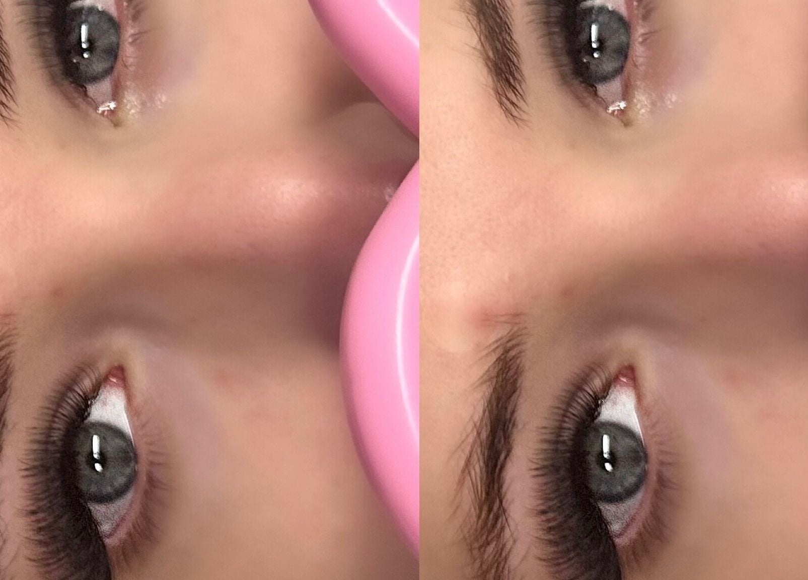 Close-up of styled lashes at S.Lashesnbeautyxo, Everton Park, Queensland, AU, showcasing detailed artistry.