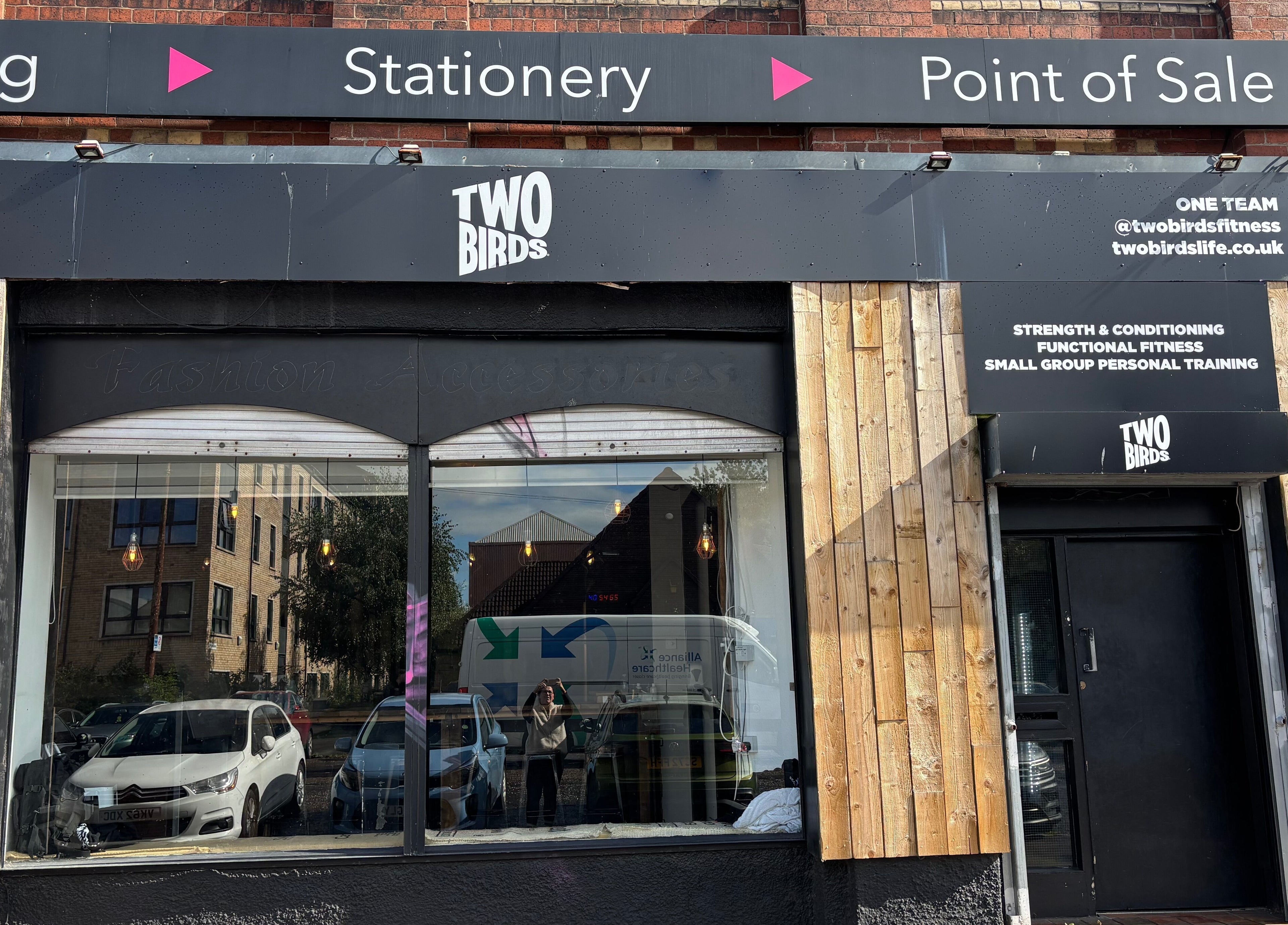 Vs Skin venue exterior in Glasgow, Scotland, GB displays stylish facade with signage.