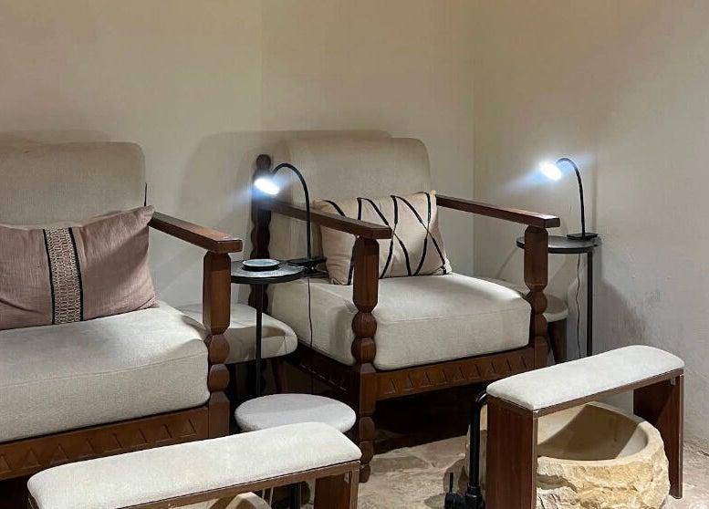 Comfortable spa chairs in a serene setting at Hisma Spa, Riyadh, Riyadh Province, SA.